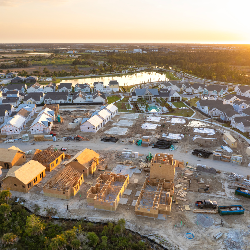 New home construction